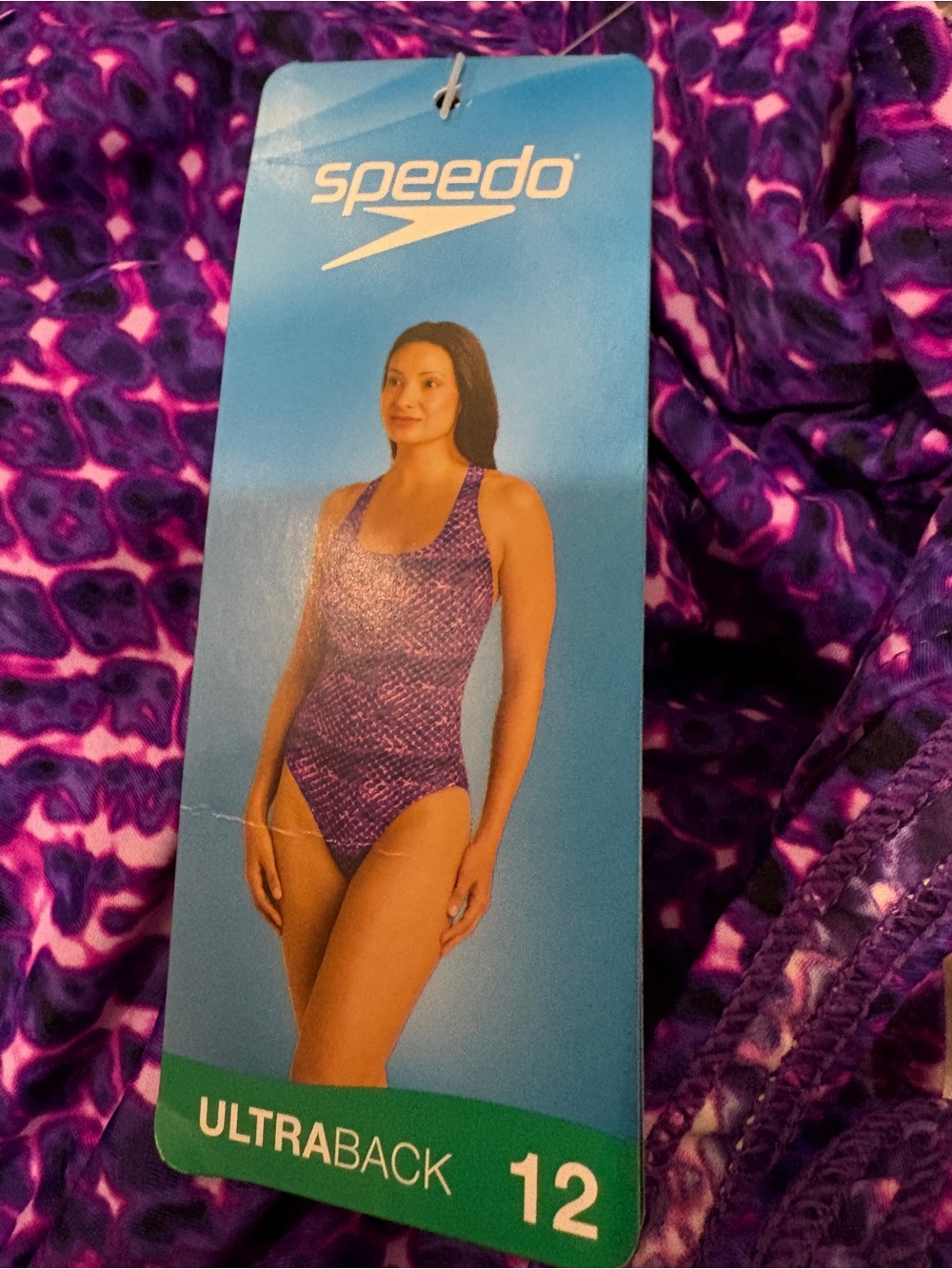 💜 NWT Speedo Ultraback One-Piece Swimsuit 💜 - Picture 4 of 9